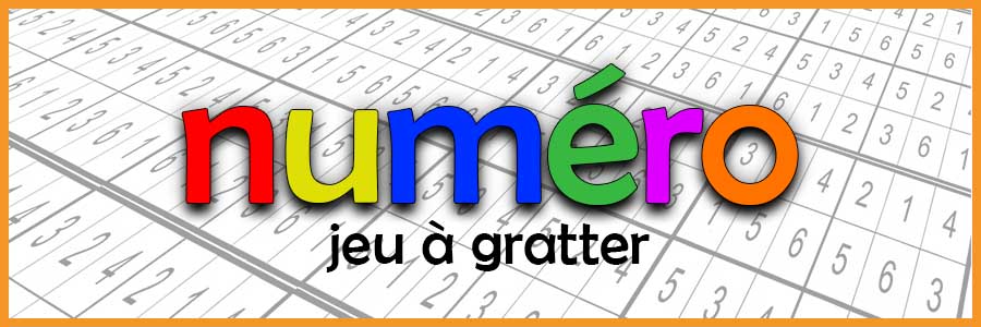 numéro - jeux à gratter